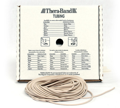 Thera-Band Tubing, 30,5M - HVIT