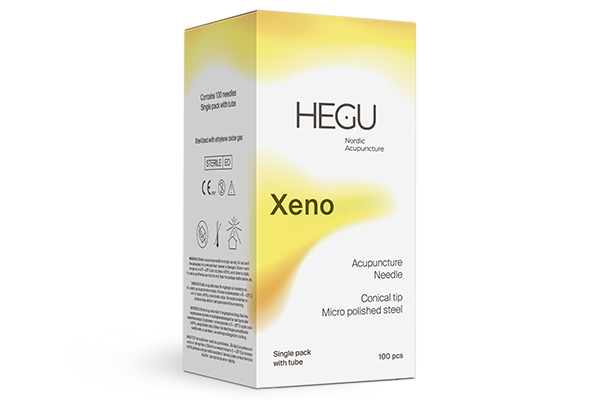 Akupunktioneula Hegu Xeno 0,30 x 40mm, ohjausputkella