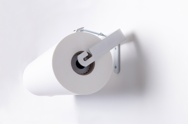 Pappersrullehållare för vägg