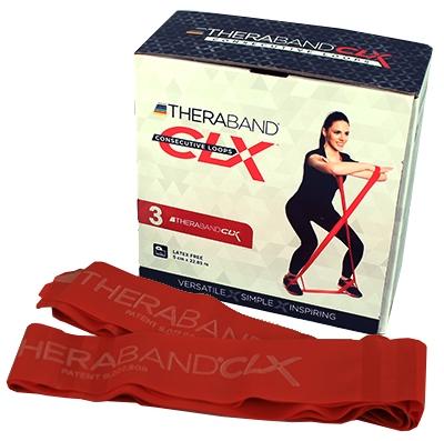 TheraBand CLX-Band 22 m, röd